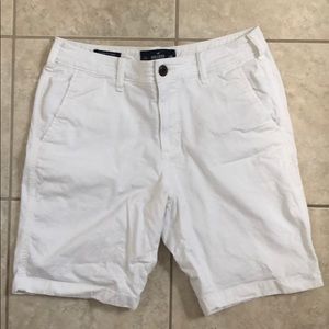 White khaki shorts